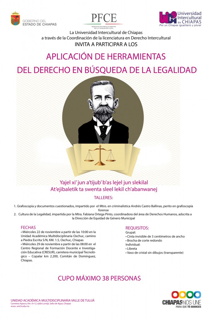 cartel derecho margaritas