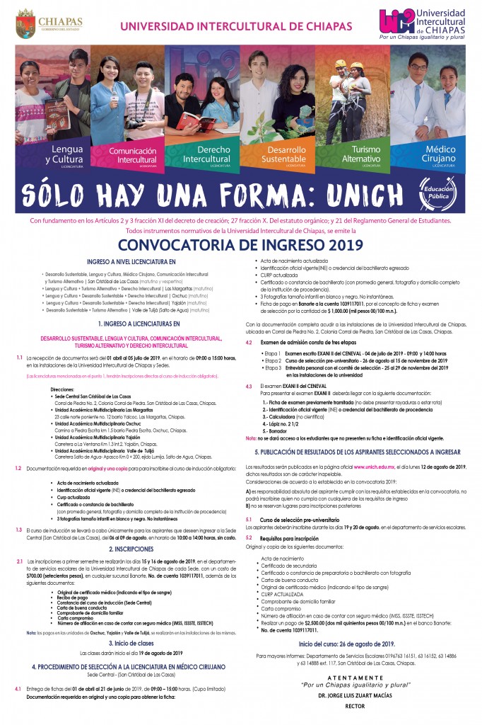 convocatoria 2019