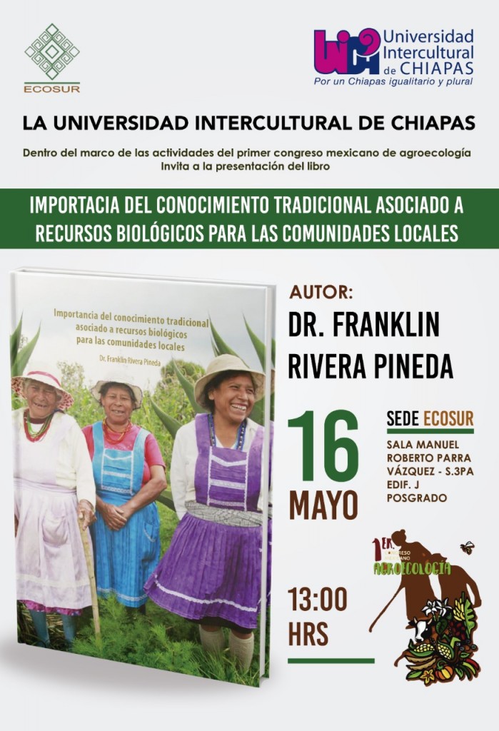 Presentación de Libro Importancia del Conocimiento Tradicional Asociado a Recursos Biológicos para las Comunidades Locales