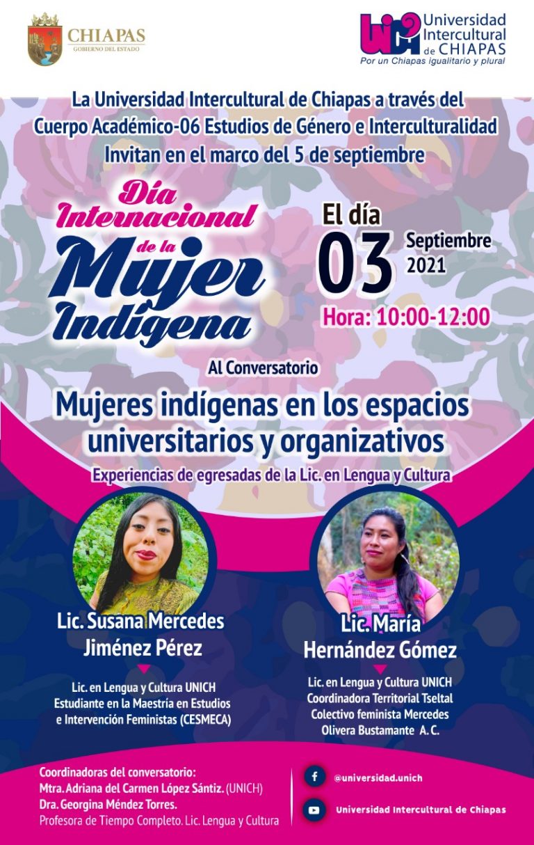 Día Internacional de la Mujer Indígena, se parte del Conversatorio | UNICH