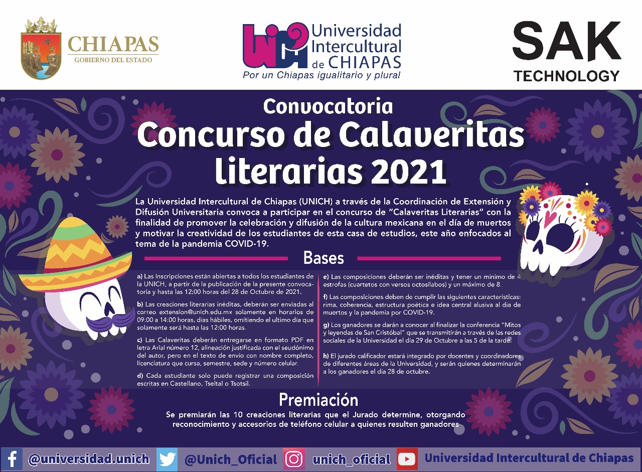 Convocatoria Para Concurso De Calaveritas Literarias